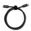 Qoltec Kabel USB 2.0 typ C | USB 2.0 typ C 240W | QC 5.0 | PD | 1m |    Czarny